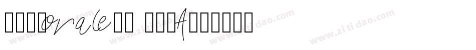 OKChoraleNF BETA字体转换